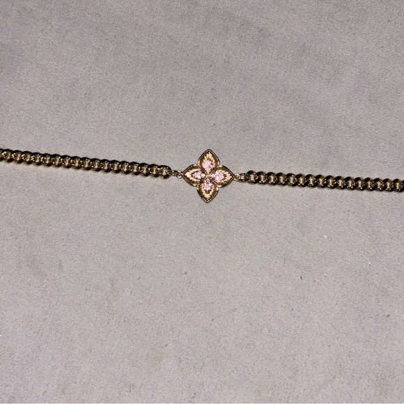 14k gold filled with cz stones bracelet new - Picture 3 of 4